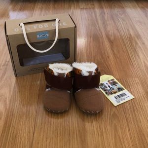 Toms Furry Baby Booties